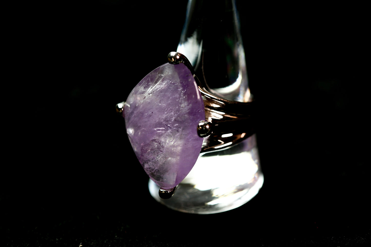 Amethyst-Ring aus Sterlingsilber