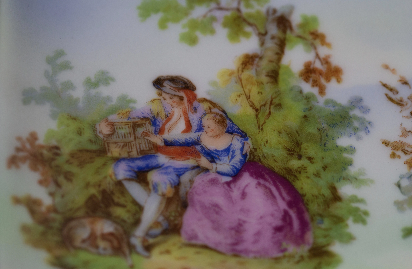 Prunkschale "Bad Pyrmont" von Gloria Fine Porcelain Bavaria