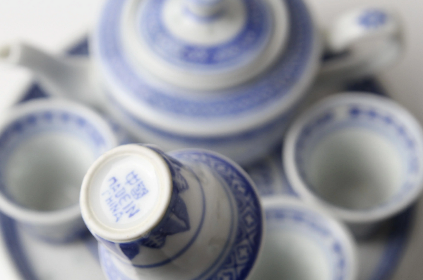 Komplettes Chinesisches Tee-Service, 7-teilig