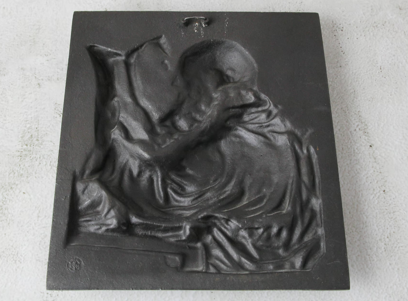 Buderus Gusseisen-Wandbild Der Gelehrte