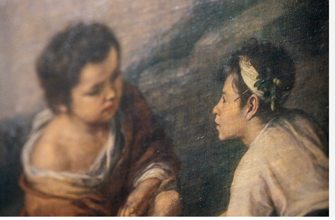 Kunstdruck-Gemälde Würfelspieler von Bartolomé Murillo