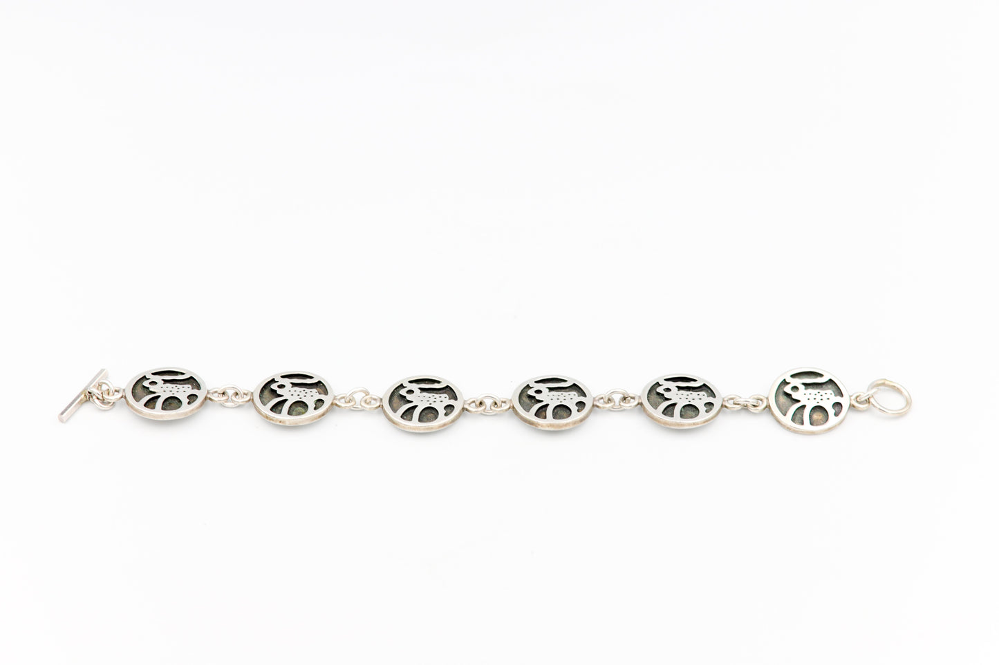 Skandinavisches Vintage-Silberarmband