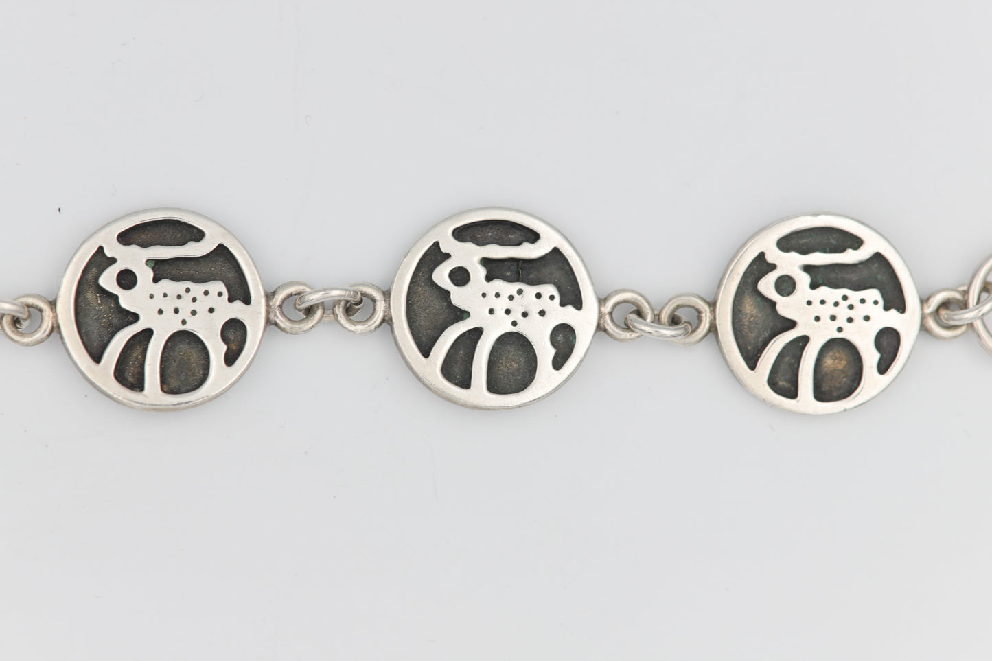 Skandinavisches Vintage-Silberarmband