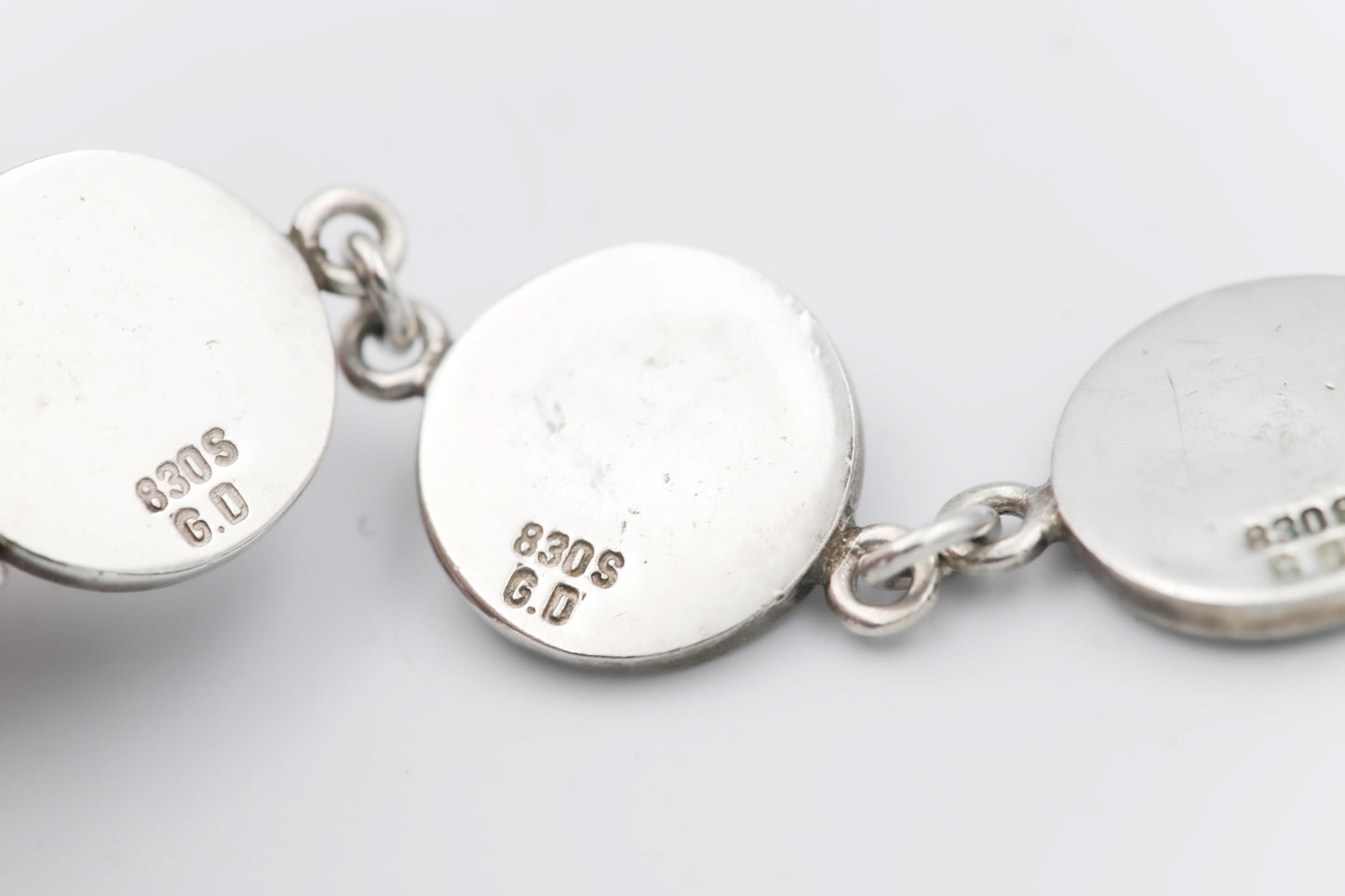 Skandinavisches Vintage-Silberarmband