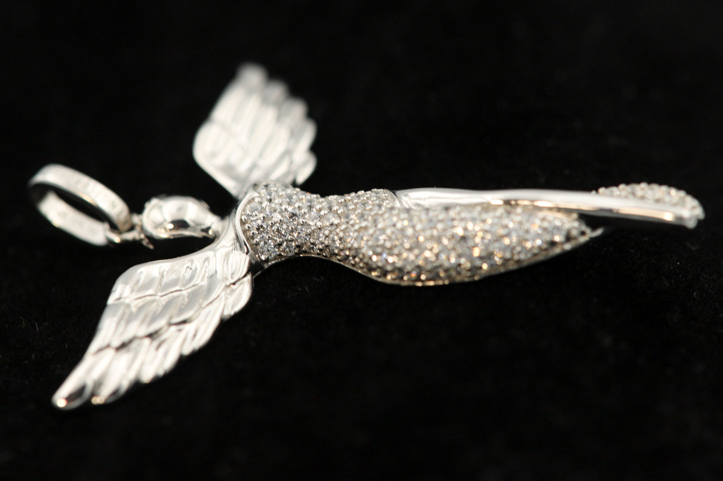 Engelsrufer Schutzengel-Anhänger, 925er-Silber mit Zirkonia