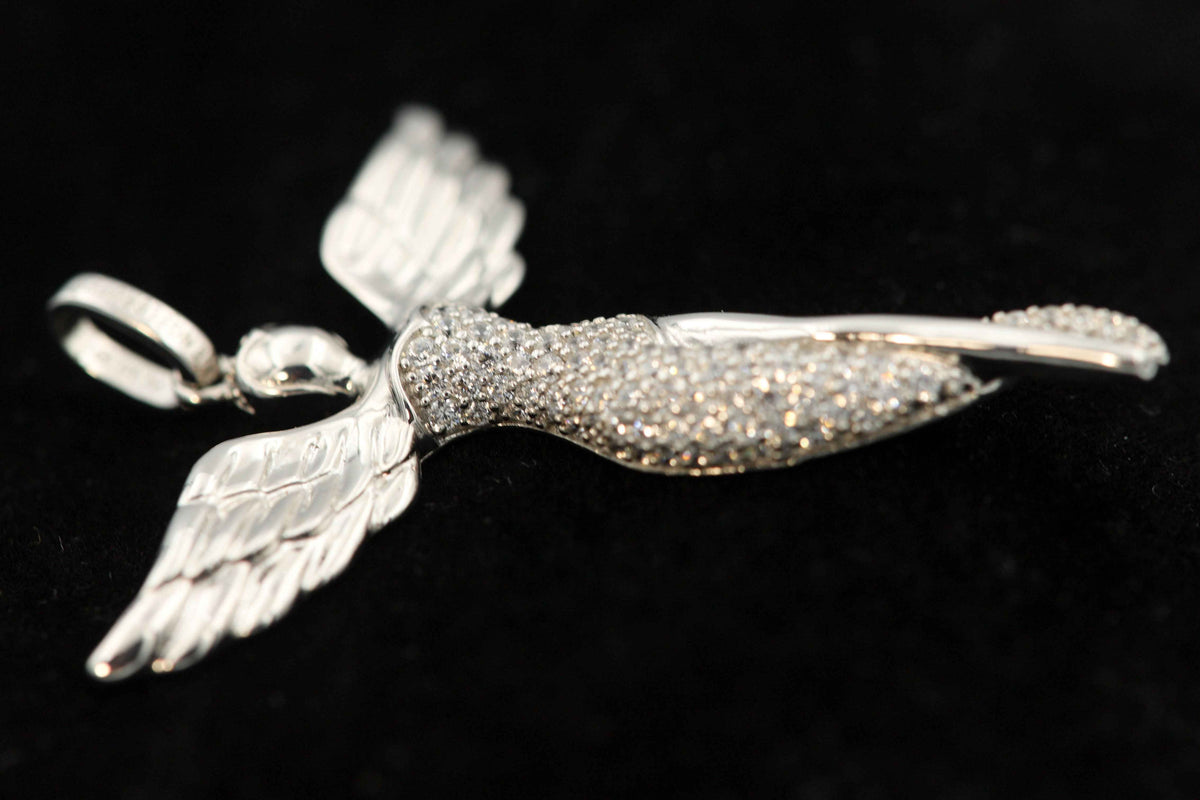 Engelsrufer Schutzengel-Anhänger, 925er-Silber mit Zirkonia