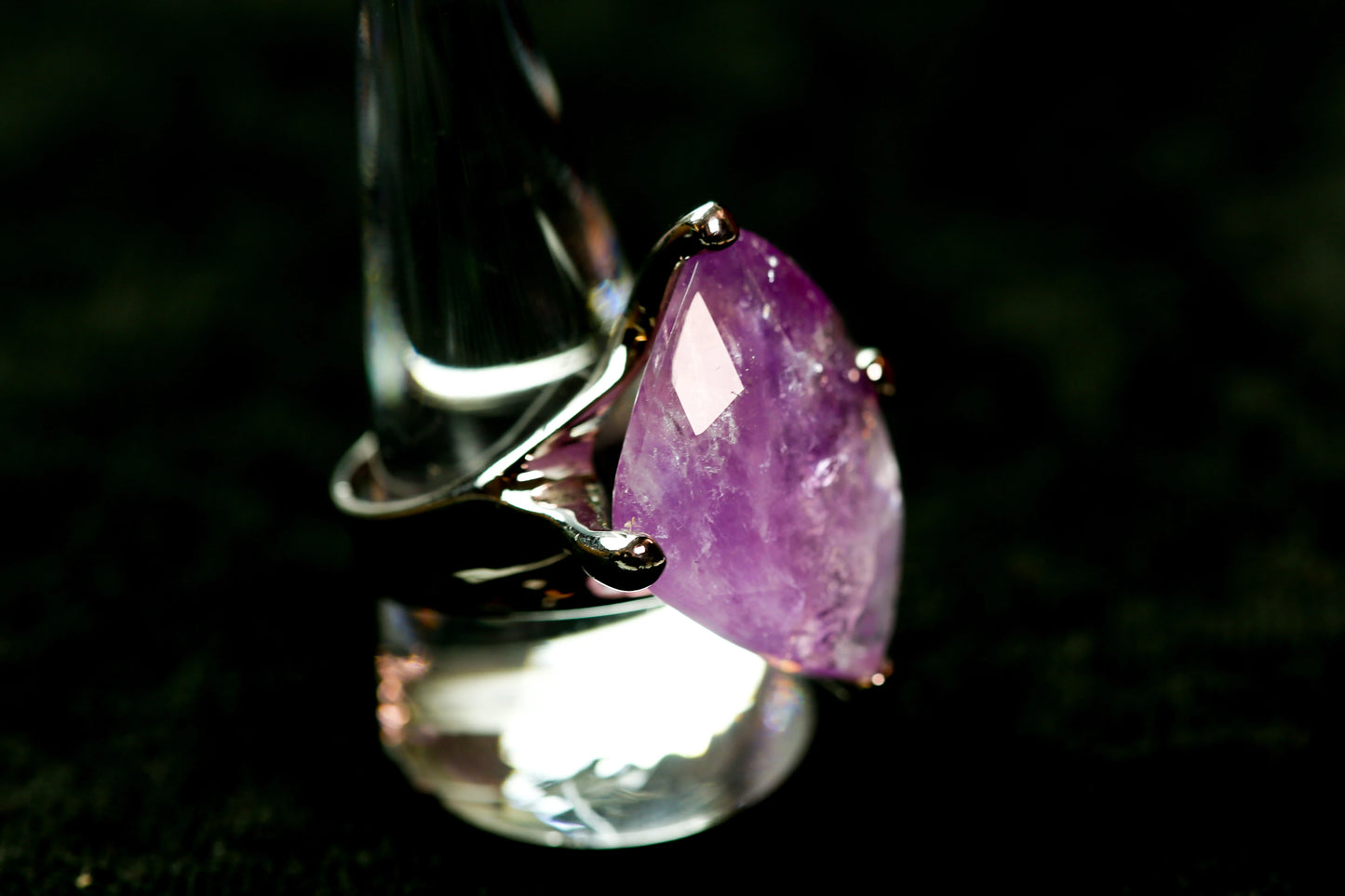 Amethyst-Ring aus Sterlingsilber