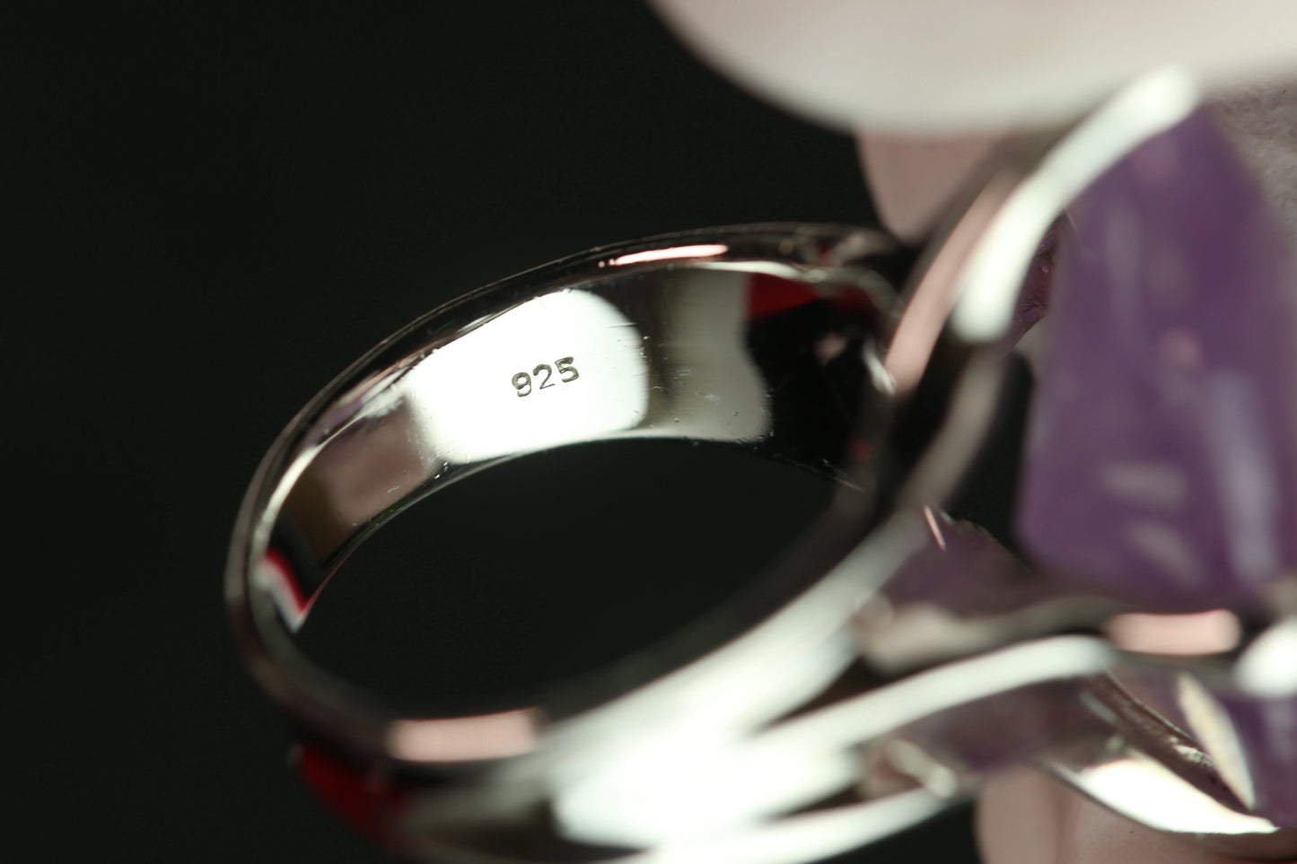 Amethyst-Ring aus Sterlingsilber