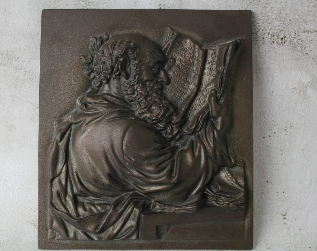 Buderus Gusseisen-Wandbild Der Gelehrte