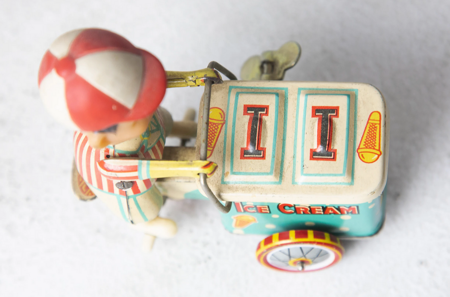 Vintage-Blechspielzeug American Ice Cream