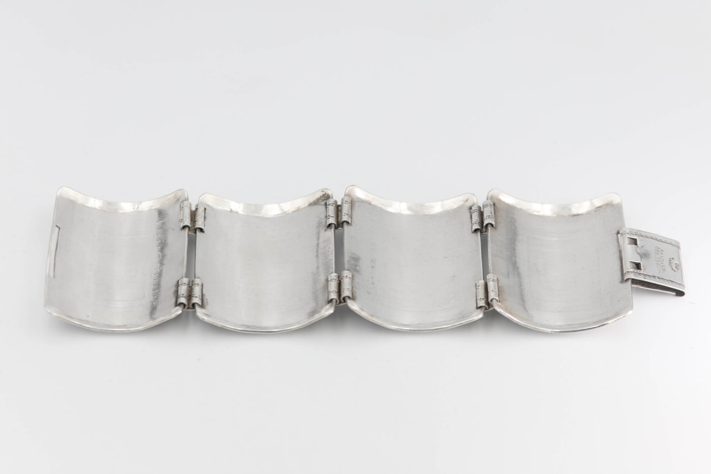 Massives Vintage-Silberarmband – Manufaktur-Handarbeit