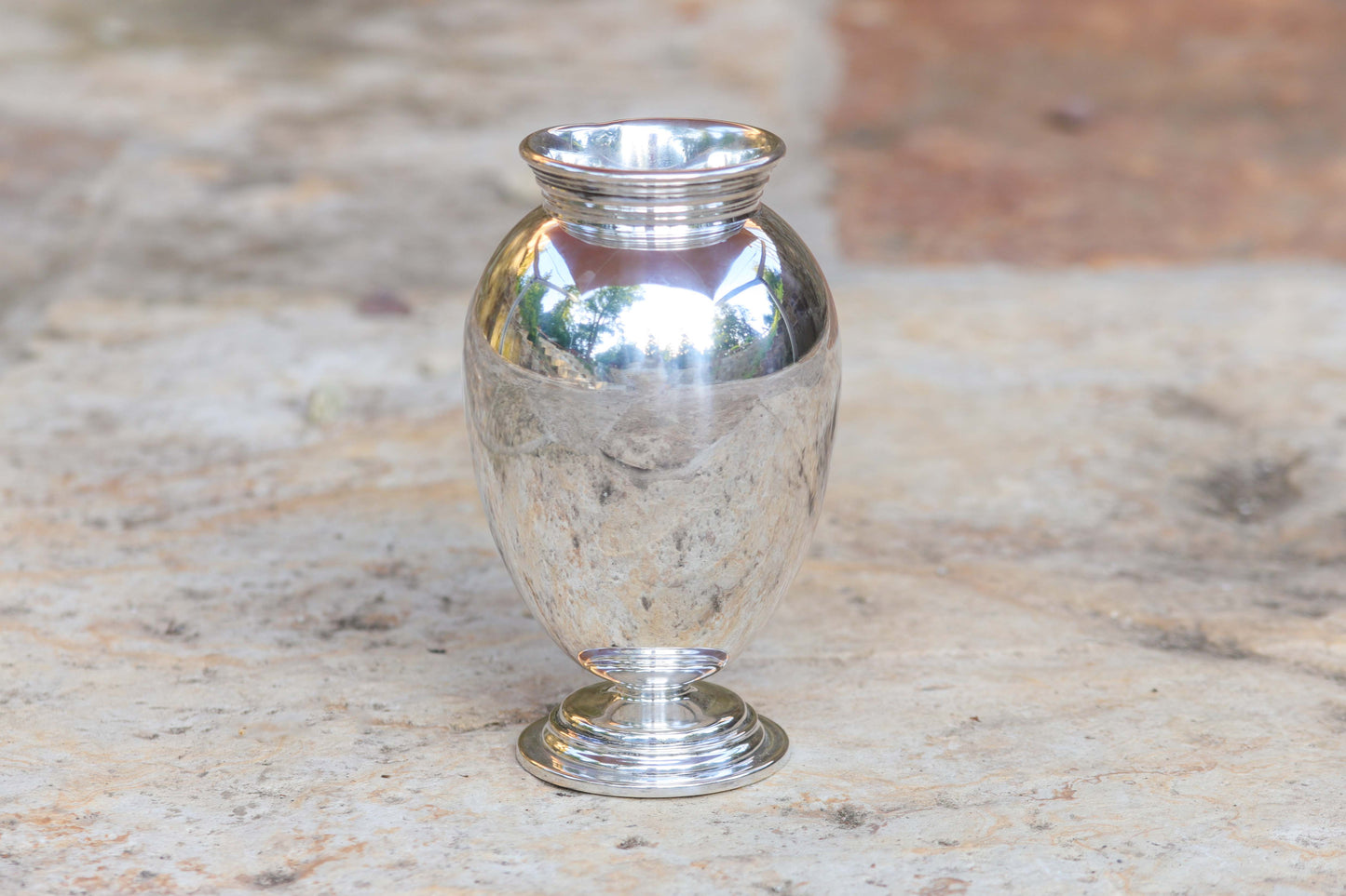Vintage-Vase aus 835er-Silber