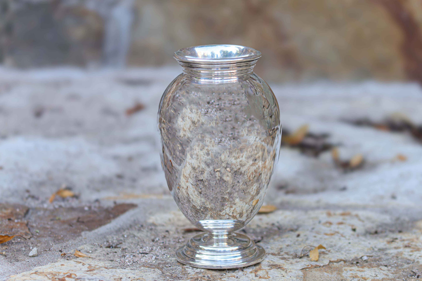 Vintage-Vase aus 835er-Silber