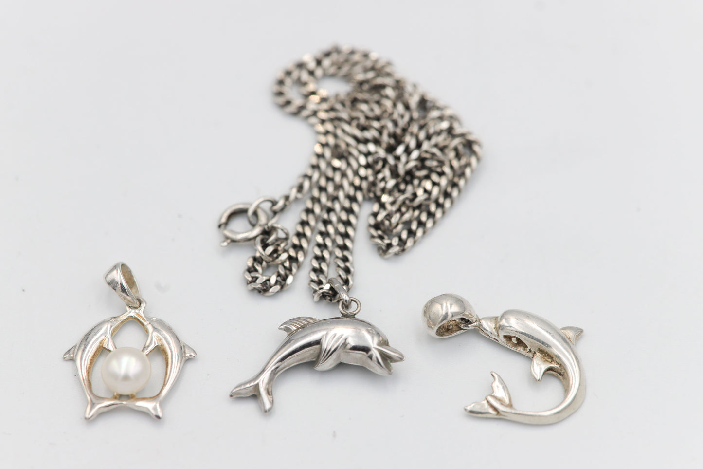 Delfin-Schmucksammlung aus 925er Sterlingsilber