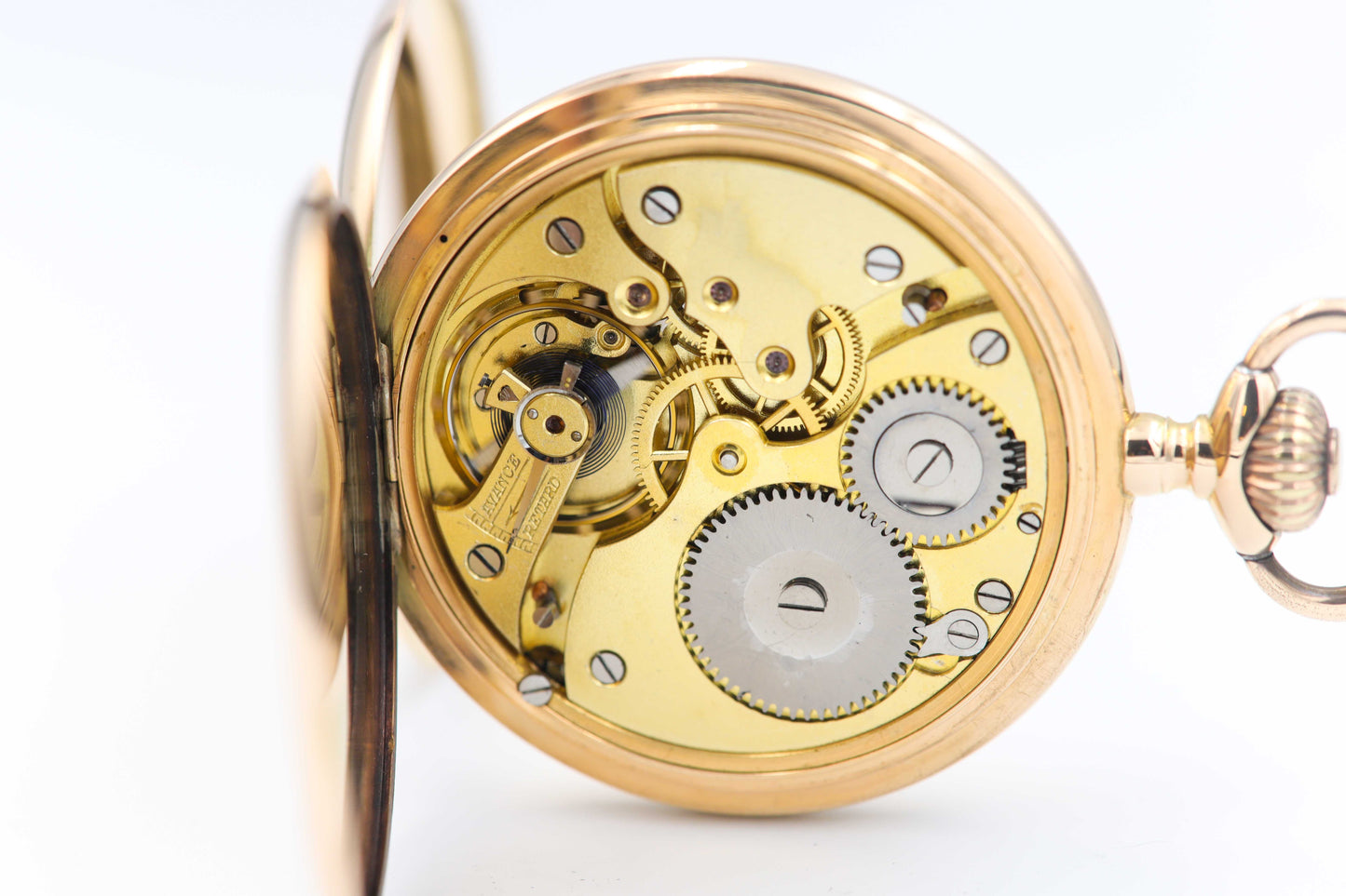 14 Karat Gabus Frères Savonette-Taschenuhr