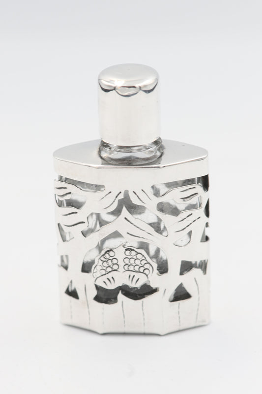 Edler Silber-Parfumflakon aus London