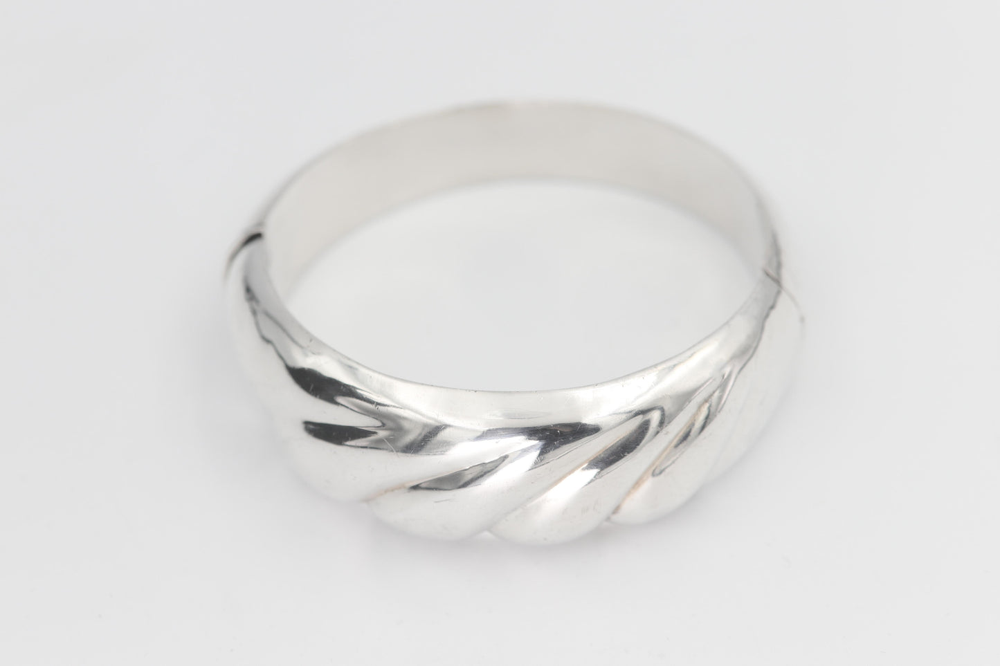 Massiver Silber-Armreif aus Skandinavien