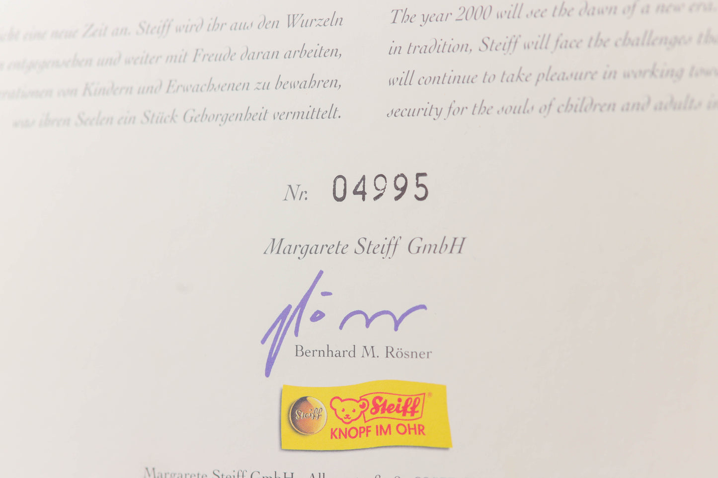 Steiff Millennium Teddys im Buch